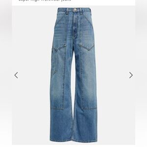 Re/Done Blue Flare & Wide Leg Jeans